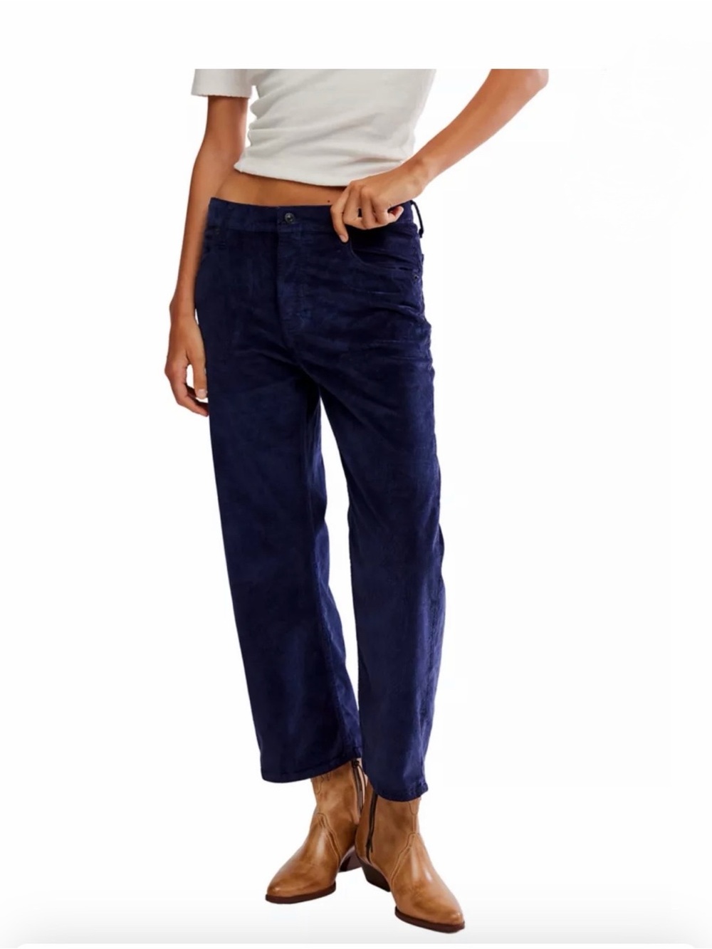 FREE PEOPLE We The Free Deep Trance Dropped Corduroy Jeans